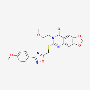 molecular formula C22H20N4O6S B2423228 N-allyl-3-{[4-(3-chlorophenyl)piperazin-1-yl]sulfonyl}-1-propyl-1H-pyrazole-4-carboxamide CAS No. 1111974-58-3