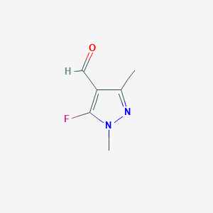 5-Fluoro-1,3-dimethyl-1H-pyrazole-4-carbaldehyde