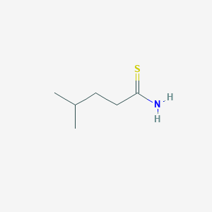 molecular formula C6H13NS B2423232 4-Methylpentanethioamide CAS No. 16525-32-9