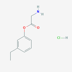 3-Ethylphenyl 2-aminoacetate hydrochloride