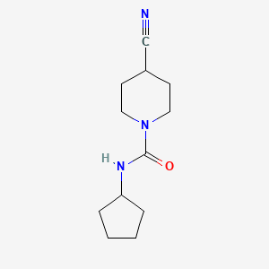 4-cyano-N-cyclopentylpiperidine-1-carboxamide