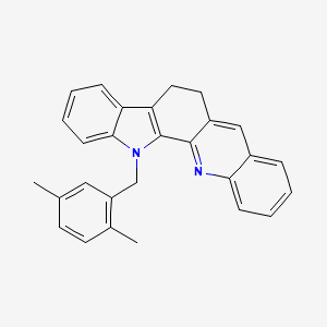 13-(2,5-dimethylbenzyl)-6,13-dihydro-5H-indolo[3,2-c]acridine