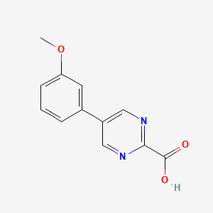5-(3-Methoxyphenyl)pyrimidine-2-carboxylic acid