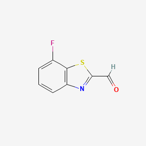 7-Fluoro-1,3-benzothiazole-2-carbaldehyde