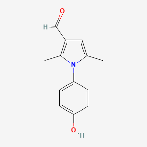 1-(4-Hydroxyphenyl)-2,5-dimethyl-1H-pyrrole-3-carbaldehyde