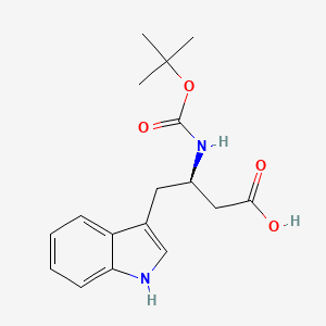 (R)-3-((tert-Butoxycarbonyl)amino)-4-(1H-indol-3-yl)butanoic acid