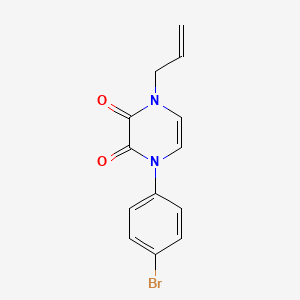 1-allyl-4-(4-bromophenyl)pyrazine-2,3(1H,4H)-dione