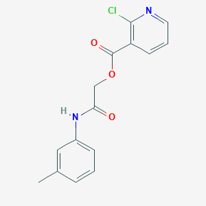 [(3-Methylphenyl)carbamoyl]methyl 2-chloropyridine-3-carboxylate