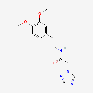 N-(3,4-dimethoxyphenethyl)-2-(1H-1,2,4-triazol-1-yl)acetamide