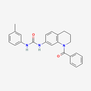 1-(1-Benzoyl-1,2,3,4-tetrahydroquinolin-7-yl)-3-(m-tolyl)urea