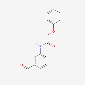 N-(3-acetylphenyl)-2-phenoxyacetamide