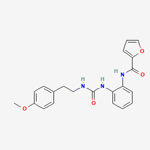 N-(2-(3-(4-methoxyphenethyl)ureido)phenyl)furan-2-carboxamide