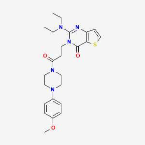 4-[4-(acetylamino)-1H-imidazol-1-yl]-N-(3,5-dimethoxyphenyl)benzamide