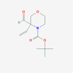 Tert-butyl 3-ethenyl-3-formylmorpholine-4-carboxylate