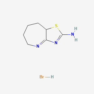 6,7,8,8a-Tetrahydro-5H-[1,3]thiazolo[4,5-b]azepin-2-amine;hydrobromide