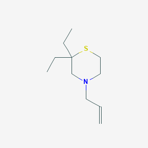 2,2-Diethyl-4-prop-2-enylthiomorpholine