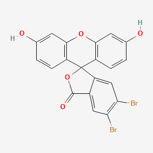 molecular formula C20H10Br2O5 B2423584 5,6-dibromo-3',6'-dihydroxy-3H-spiro[2-benzofuran-1,9'-xanthene]-3-one CAS No. 13232-65-0