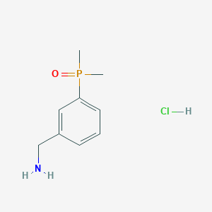 (3-Dimethylphosphorylphenyl)methanamine;hydrochloride