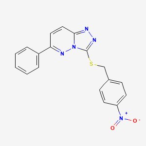 3-((4-Nitrobenzyl)thio)-6-phenyl-[1,2,4]triazolo[4,3-b]pyridazine