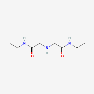 molecular formula C8H17N3O2 B2423645 2,2'-Azanediylbis(N-ethylacetamide) CAS No. 1156376-98-5
