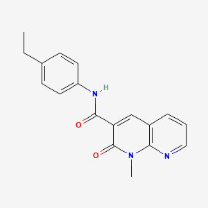 N-(4-ethylphenyl)-1-methyl-2-oxo-1,2-dihydro-1,8-naphthyridine-3-carboxamide