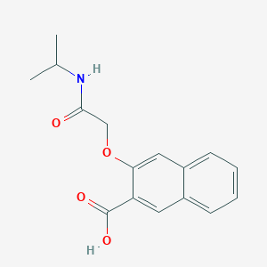 3-{[(Propan-2-yl)carbamoyl]methoxy}naphthalene-2-carboxylic acid