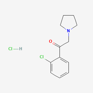 1-(2-Chlorophenyl)-2-(pyrrolidin-1-yl)ethan-1-one hydrochloride