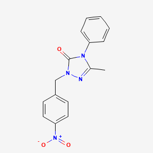 5-methyl-2-(4-nitrobenzyl)-4-phenyl-2,4-dihydro-3H-1,2,4-triazol-3-one