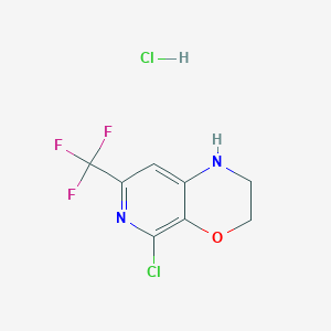 5-Chloro-7-(trifluoromethyl)-2,3-dihydro-1H-pyrido[3,4-b][1,4]oxazine;hydrochloride