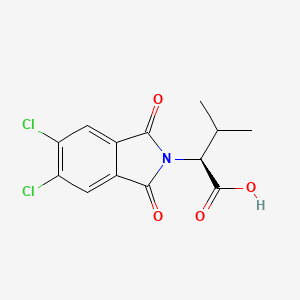 (2S)-2-(5,6-dichloro-1,3-dioxo-1,3-dihydro-2H-isoindol-2-yl)-3-methylbutanoic acid