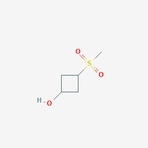 molecular formula C5H10O3S B2423757 3-甲磺酰基环丁醇-1 CAS No. 2092310-65-9