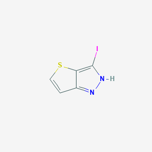 molecular formula C5H3IN2S B2423773 3-iodo-1H-thieno[3,2-c]pyrazole CAS No. 848356-68-3