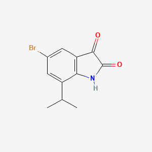 5-Bromo-7-isopropylindoline-2,3-dione