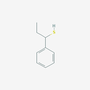 molecular formula C9H12S B2423803 1-Phenylpropane-1-thiol CAS No. 76877-93-5