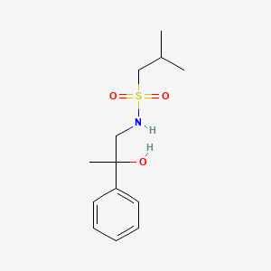 N-(2-hydroxy-2-phenylpropyl)-2-methylpropane-1-sulfonamide