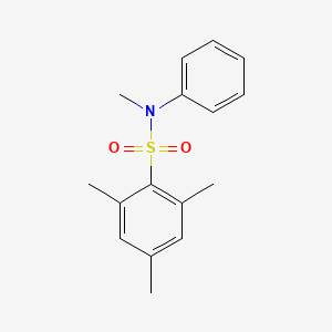 molecular formula C16H19NO2S B2423808 N,2,4,6-tetramethyl-N-phenylbenzenesulfonamide CAS No. 54437-72-8