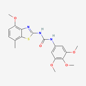1-(4-Methoxy-7-methylbenzo[d]thiazol-2-yl)-3-(3,4,5-trimethoxyphenyl)urea