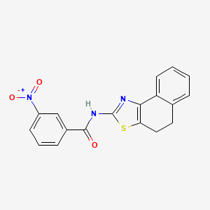 N-{4H,5H-naphtho[1,2-d][1,3]thiazol-2-yl}-3-nitrobenzamide
