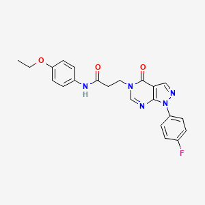 N-(4-ethoxyphenyl)-3-(1-(4-fluorophenyl)-4-oxo-1H-pyrazolo[3,4-d]pyrimidin-5(4H)-yl)propanamide