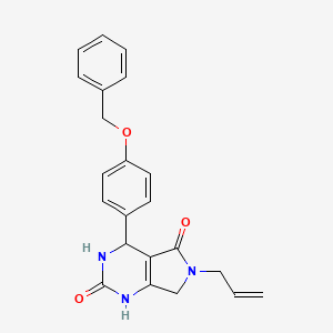 6-allyl-4-(4-(benzyloxy)phenyl)-3,4,6,7-tetrahydro-1H-pyrrolo[3,4-d]pyrimidine-2,5-dione