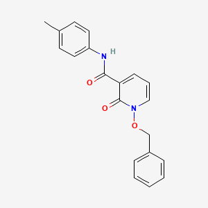 1-(benzyloxy)-N-(4-methylphenyl)-2-oxo-1,2-dihydropyridine-3-carboxamide