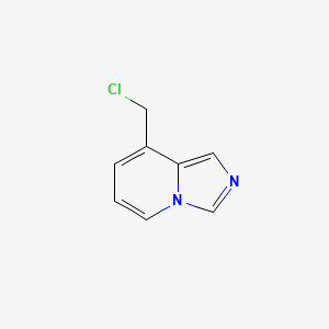 molecular formula C8H7ClN2 B2423886 8-(Chloromethyl)imidazo[1,5-a]pyridine CAS No. 1446321-83-0