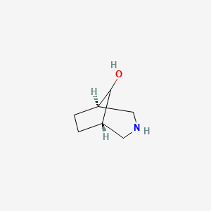 molecular formula C7H13NO B2423893 Endo-3-azabicyclo[3.2.1]octan-8-ol CAS No. 782435-85-2; 934001-71-5