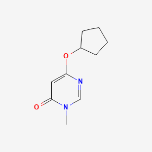 6-(Cyclopentyloxy)-3-methyl-3,4-dihydropyrimidin-4-one