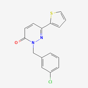 2-(3-chlorobenzyl)-6-(thiophen-2-yl)pyridazin-3(2H)-one