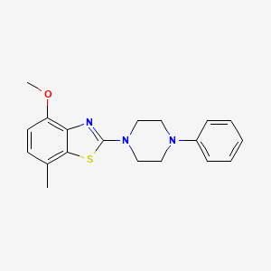 4-Methoxy-7-methyl-2-(4-phenylpiperazin-1-yl)-1,3-benzothiazole