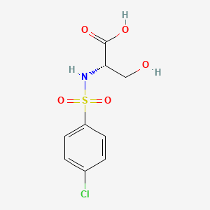 L-Serine, N-[(4-chlorophenyl)sulfonyl]-