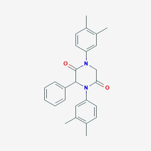 1,4-Bis(3,4-dimethylphenyl)-3-phenyl-2,5-piperazinedione