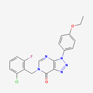 6-(2-chloro-6-fluorobenzyl)-3-(4-ethoxyphenyl)-3H-[1,2,3]triazolo[4,5-d]pyrimidin-7(6H)-one