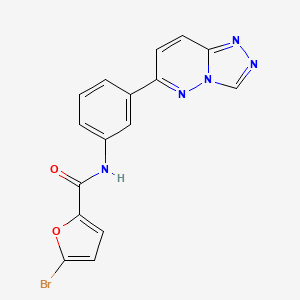 5-bromo-N-[3-([1,2,4]triazolo[4,3-b]pyridazin-6-yl)phenyl]furan-2-carboxamide